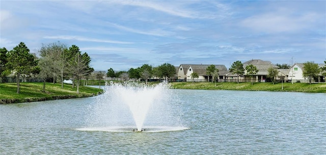 view of water feature