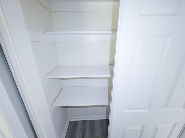 view of closet