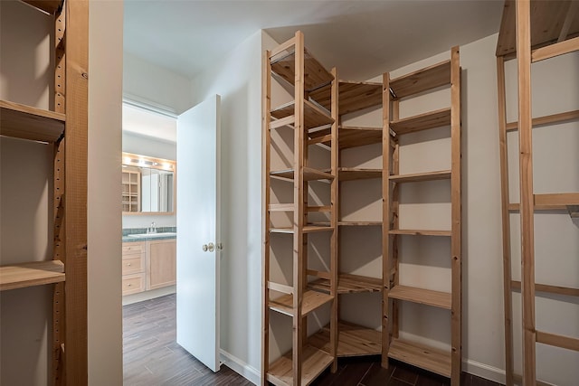 pantry featuring sink