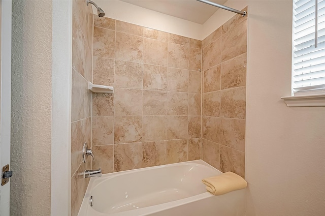 full bathroom with bathtub / shower combination