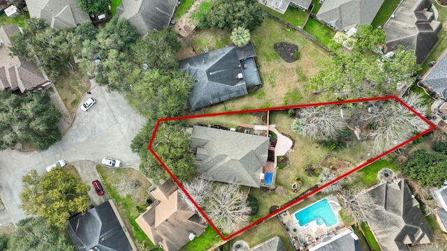 19110 Kelly Oaks Ct, Humble, TX 77346 - birds eye view of property