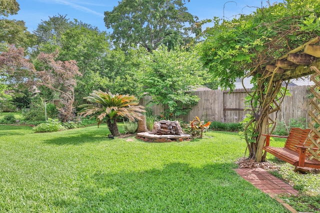 19110 Kelly Oaks Ct, Humble, TX 77346 - view of yard with fence
