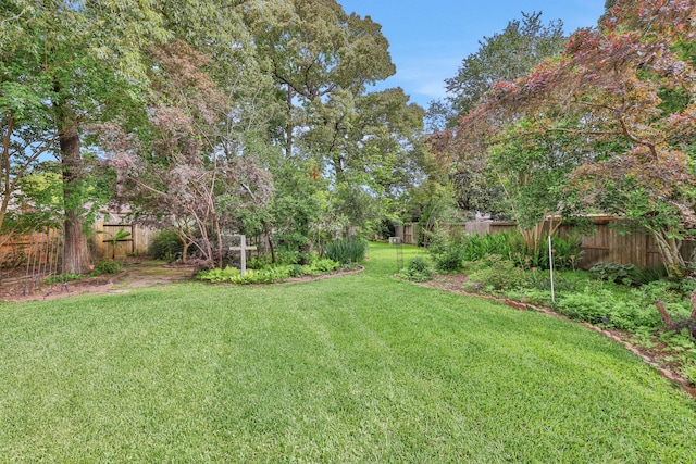 19110 Kelly Oaks Ct, Humble, TX 77346 - view of yard with a fenced backyard