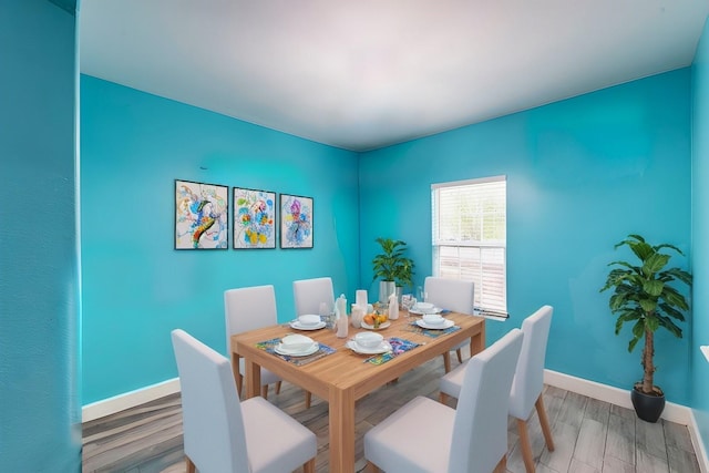 dining room featuring hardwood / wood-style floors