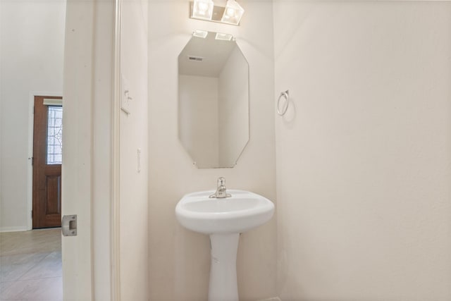 bathroom featuring tile patterned floors