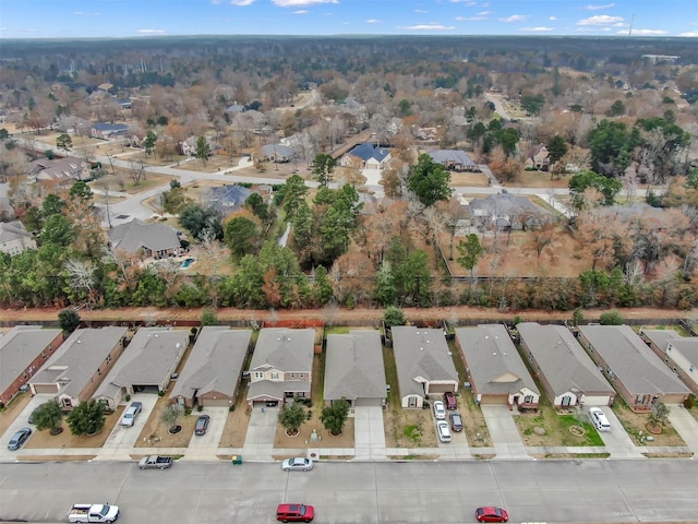 drone / aerial view featuring a residential view