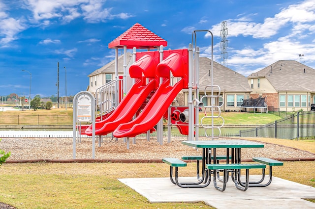 view of play area