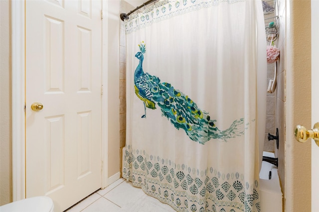 125 Indian Warrior Trl, Lake Jackson, TX 77566 - bathroom featuring tile patterned flooring and walk in shower