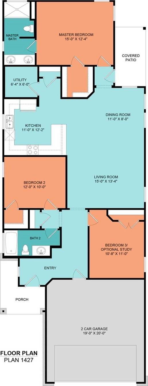 304 Emerald Ticket Ln, Huffman, TX 77336 - property floor plan