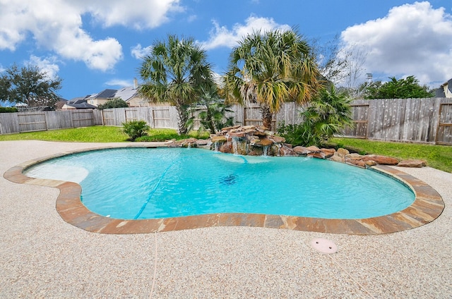 view of pool