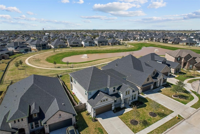 drone / aerial view featuring a residential view