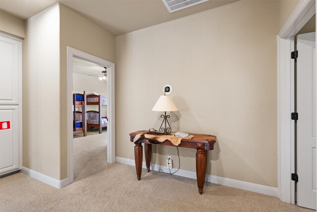 1017 Coventry Rd, Spicewood, TX 78669 - hall with carpet and baseboards