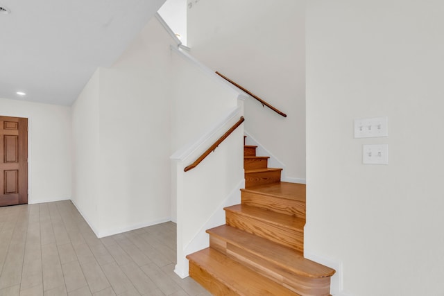 entryway featuring light hardwood / wood-style floors