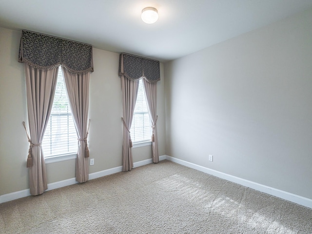 empty room with carpet floors