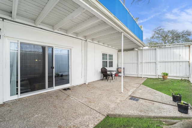 view of patio