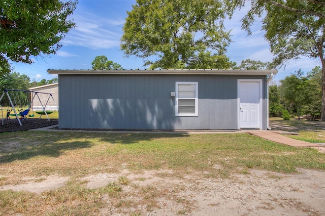 81 Fm 3454th Rd, Huntsville, TX 77320 - view of outbuilding featuring a playground