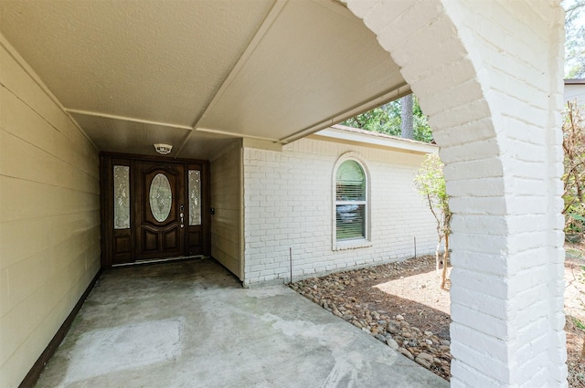 view of entrance to property