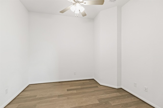 5830 Westwood Shore Dr, Katy, TX 77493 - spare room with ceiling fan and wood finished floors