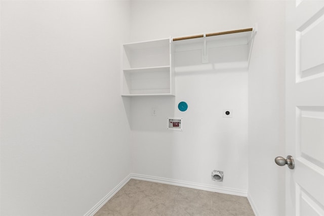 5830 Westwood Shore Dr, Katy, TX 77493 - laundry area featuring hookup for an electric dryer, hookup for a washing machine, and light colored carpet