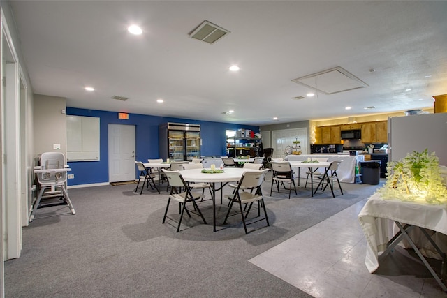 view of dining area