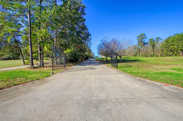 view of road