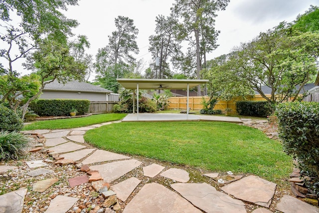 19431 Joanleigh Dr, Spring, TX 77388 - view of yard with a fenced backyard