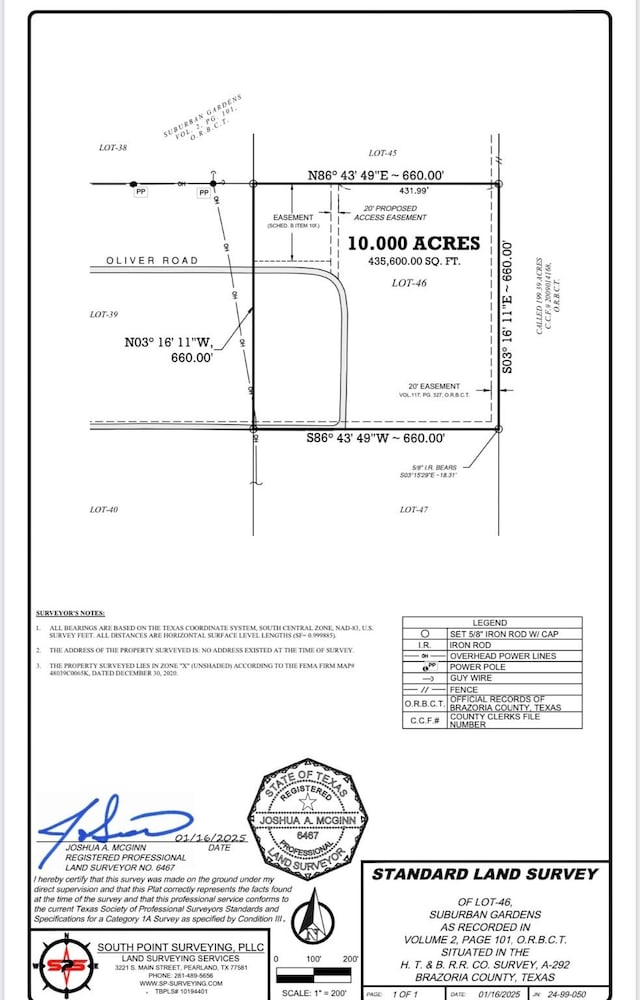 Listing photo 3 for LOT46 Oliver Ln, Alvin TX 77511