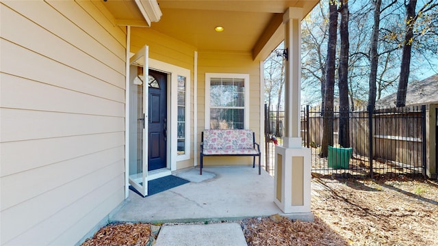 view of entrance to property