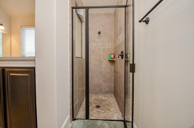 bathroom with an enclosed shower