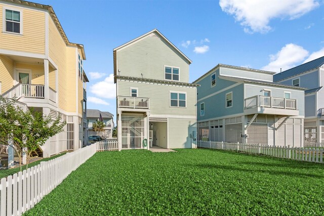 11446 Sea Butterfly, Galveston, TX 77554 - back of house with a residential view
