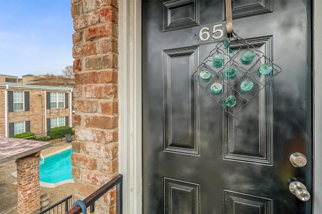 view of property entrance