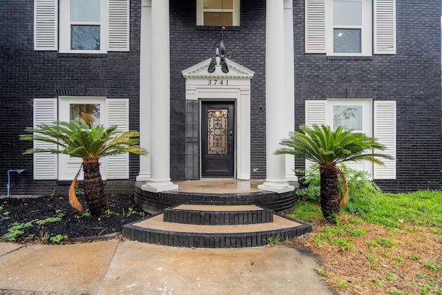 view of entrance to property