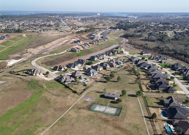 290 Peninsula Point Dr, Montgomery, TX 77356 - aerial view of property and surrounding area featuring nearby suburban area