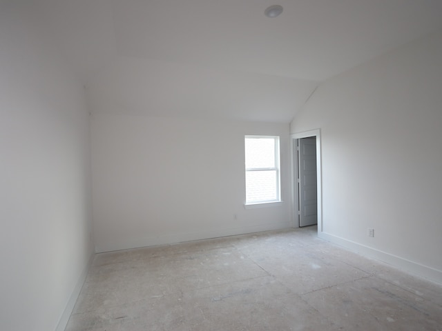 8315 Oceanmist Cove Dr, Cypress, TX 77433 - spare room featuring lofted ceiling and baseboards