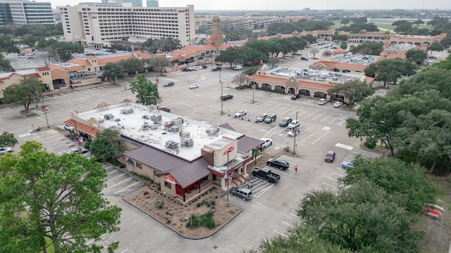 aerial view featuring a view of city