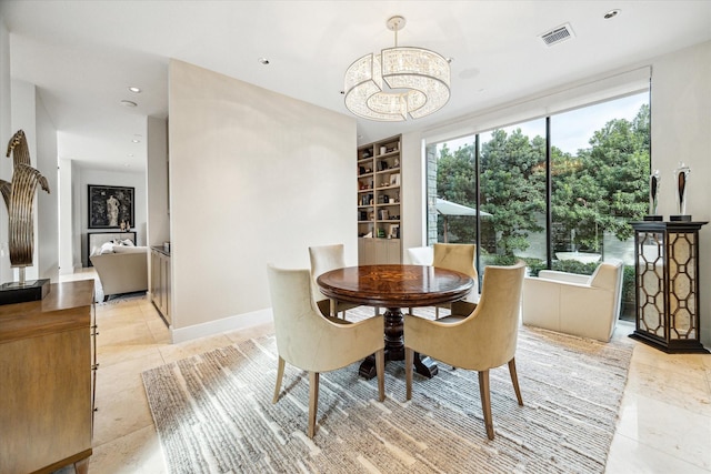 view of dining room