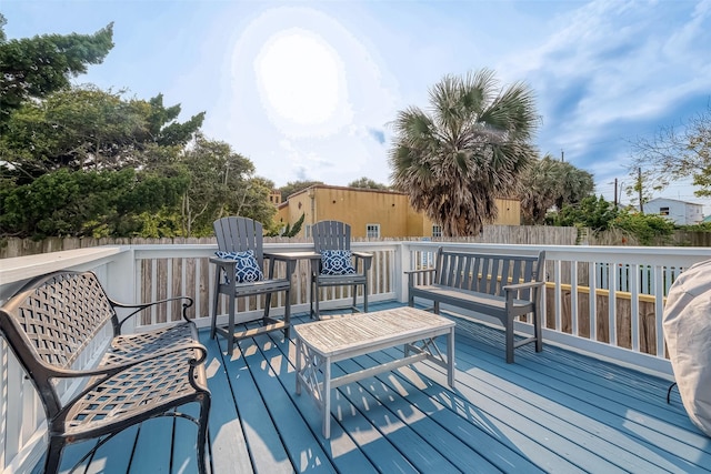 3520 Ave S Unit 1/2, Galveston, TX 77550 - view of deck