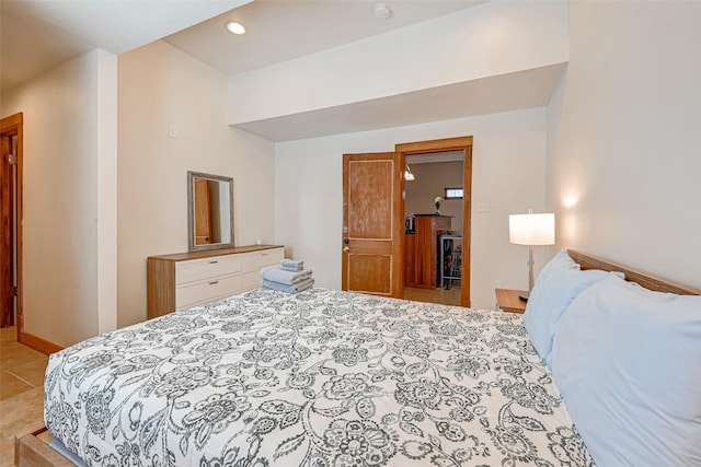 3520 Ave S Unit 1/2, Galveston, TX 77550 - bedroom featuring light tile patterned flooring