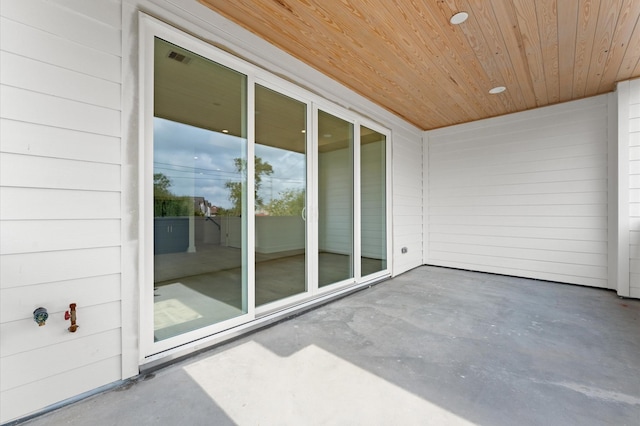 balcony with a patio