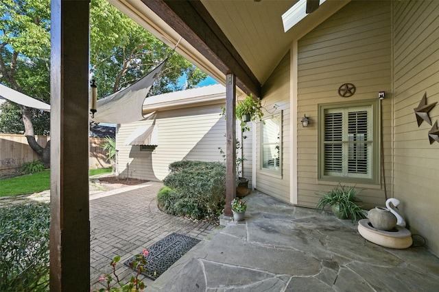 view of patio