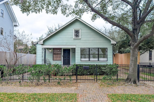 view of bungalow-style house