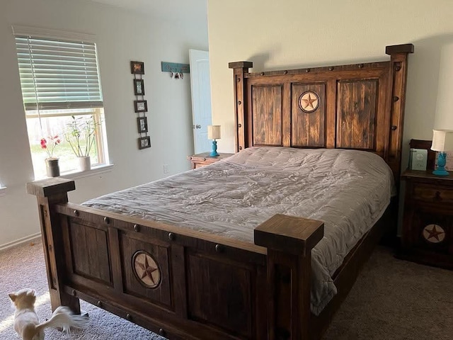 bedroom featuring carpet floors