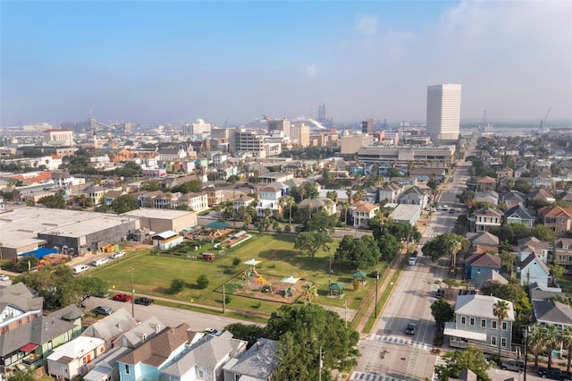 1621 Ursuline St, Galveston, TX 77550 - aerial view with a city view