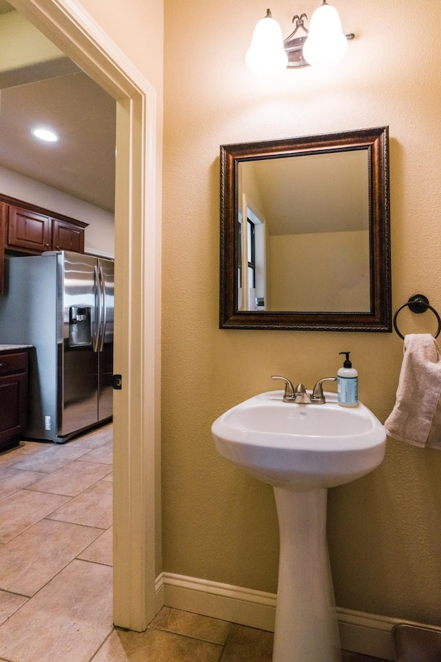 bathroom featuring tile patterned floors