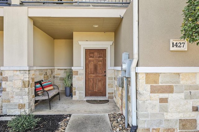 view of property entrance