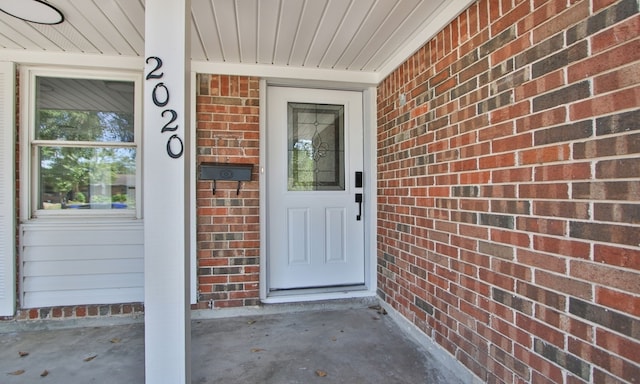 view of entrance to property