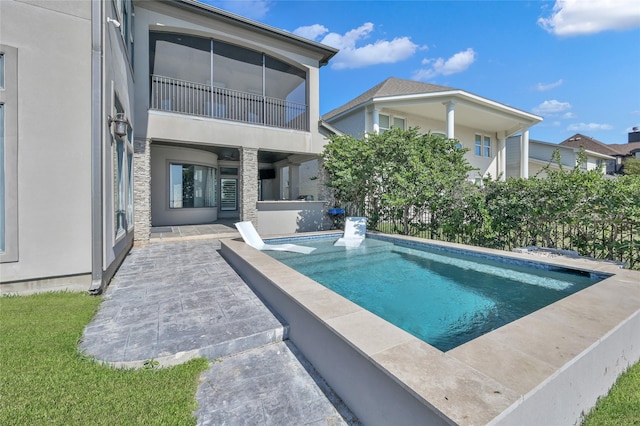 pool featuring a patio