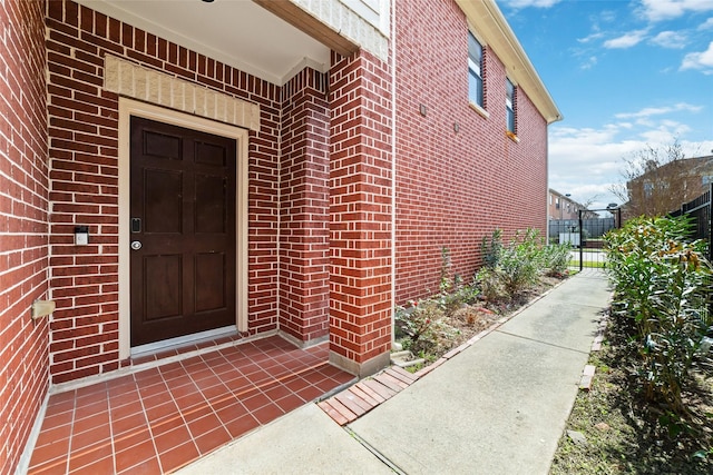 view of entrance to property