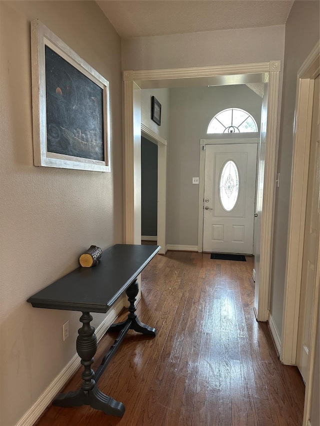 1723 Park Ridge Dr, Katy, TX 77450 - foyer entrance featuring hardwood / wood-style floors and baseboards