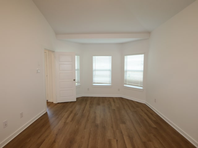 8026 Kay Harbor Dr, Cypress, TX 77433 - unfurnished room with dark wood-style floors and baseboards